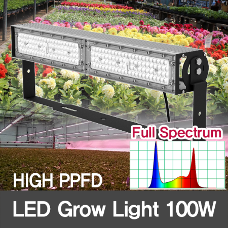 LED Plant Growing Lights Full-spectrum Lens Focused 100W /Greenhouse / Smart Farm