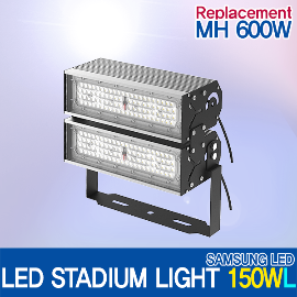 LED 150W STADIUM FLOOD LIGHT (15, 60, 136x78 Degree) OUTDOOR Sports Light SAMSUNG 2835 MADE IN KOREA