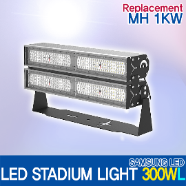 LED 300W STADIUM FLOOD LIGHT (15, 60, 136x78 Degree) OUTDOOR Sports Light SAMSUNG 2835 MADE IN KOREA